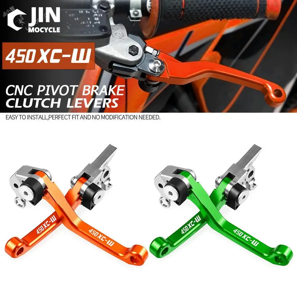 

For K-T-M 450XCW XCRW 2007-2018 450XCRW Motorcycle Foldable Pivot Dirt Bike Brake Clutch Levers Cable Lever Handle Aluminum Part