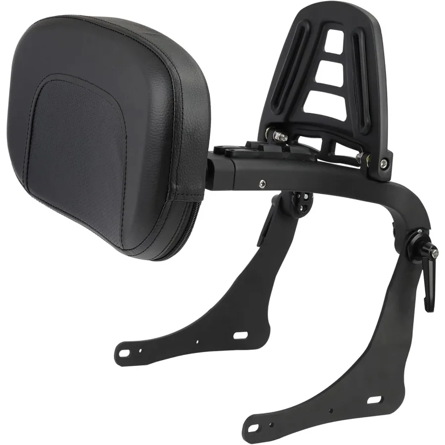 Adjustable Motorcycle MultiPurpose Sissy Bar Backrest with Folding Luggage Rack Mount Kit for Kawasaki Vulcan S 650 20152016 an