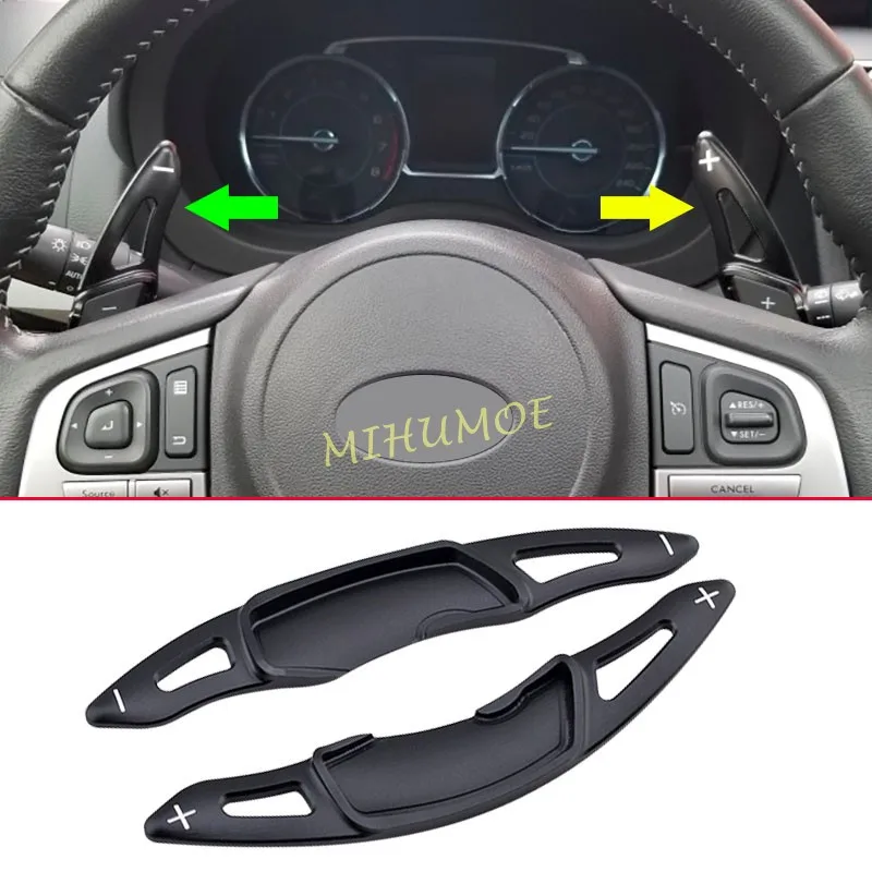 2 Stuks Aluminium Auto Paddle Shift Shifter Uitbreiding Voor 2019-2026 Subaru Forester Sj Sk Outback Impreza Crosstrek Legacy Ascent XV