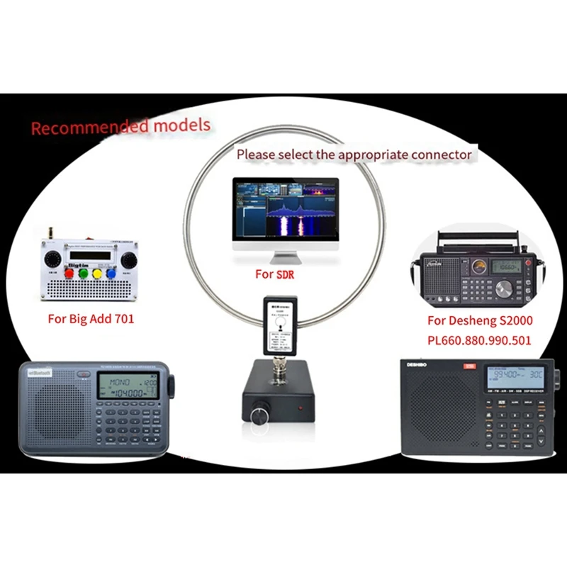 Radio Shortwave Special Antenna GA450 Shortwave Antenna Tuning Antenna VOA Multi-Function Portable Radio Antenna