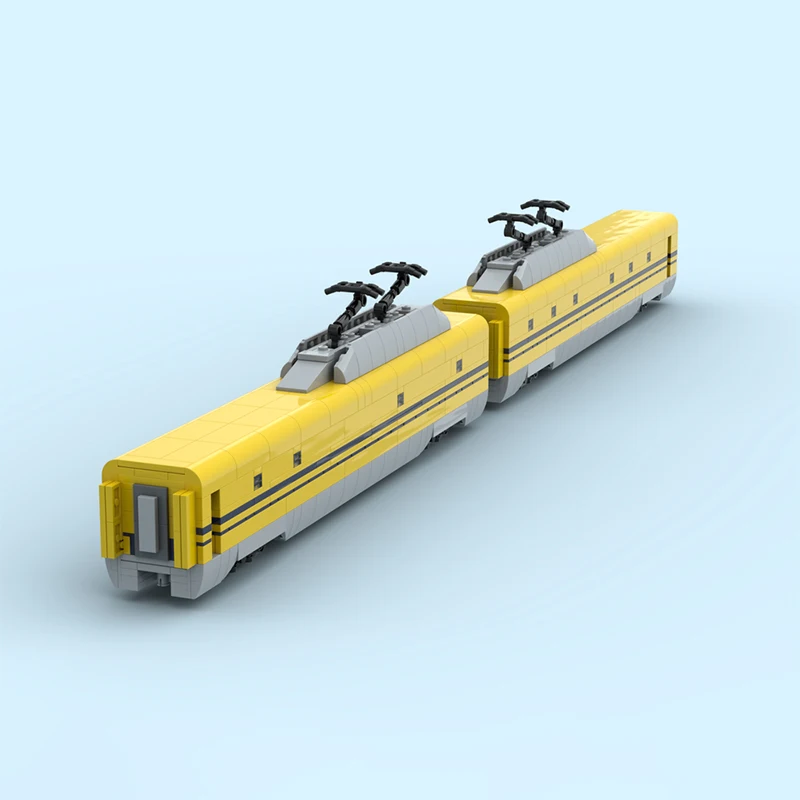 سكة حديد المدينة دكتور يلو (فئة (923) مدرب 1 و 7 مكعبات بناء لتقوم بها بنفسك نموذج قطار الركاب الطوب ألعاب عيد ميلاد الأطفال الإبداعية