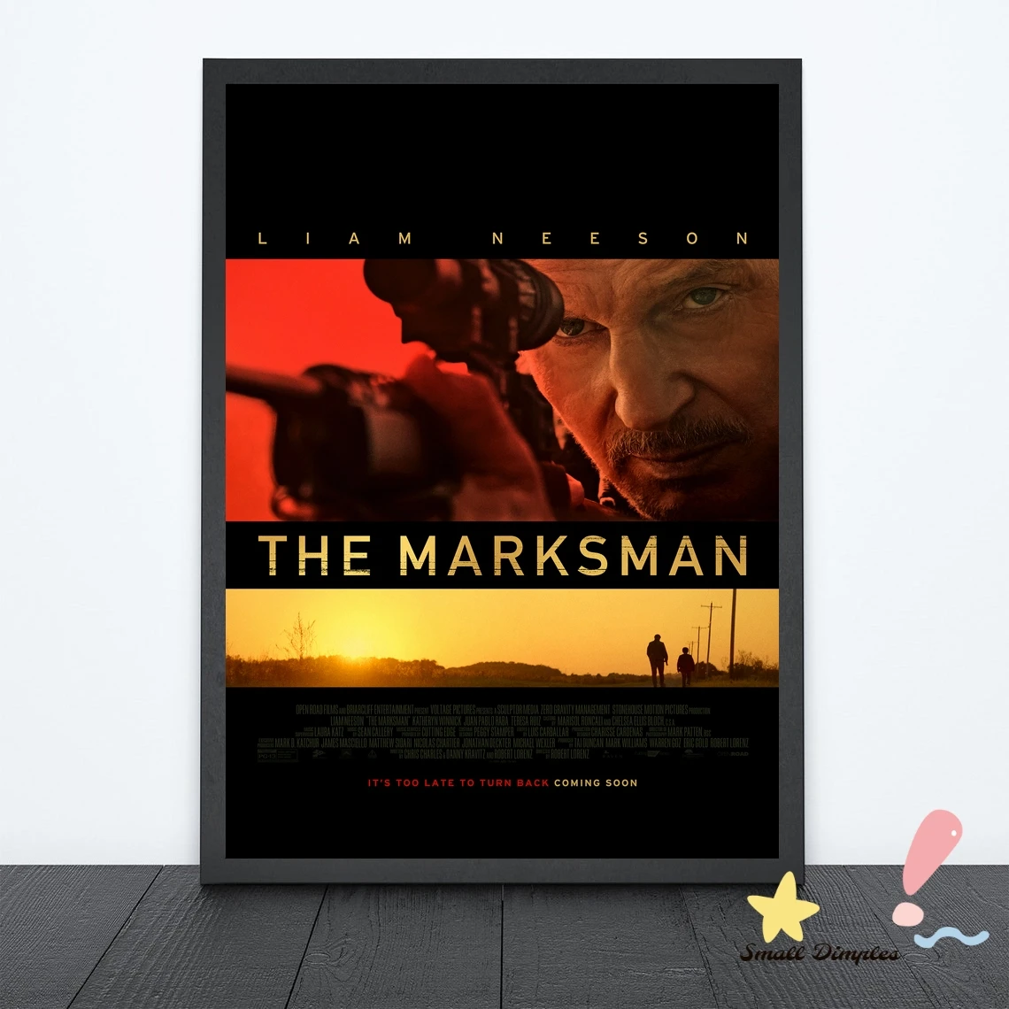 

The Marksman Classic Movie Poster Canvas Art Print Home Decoration Wall Painting ( No Frame )