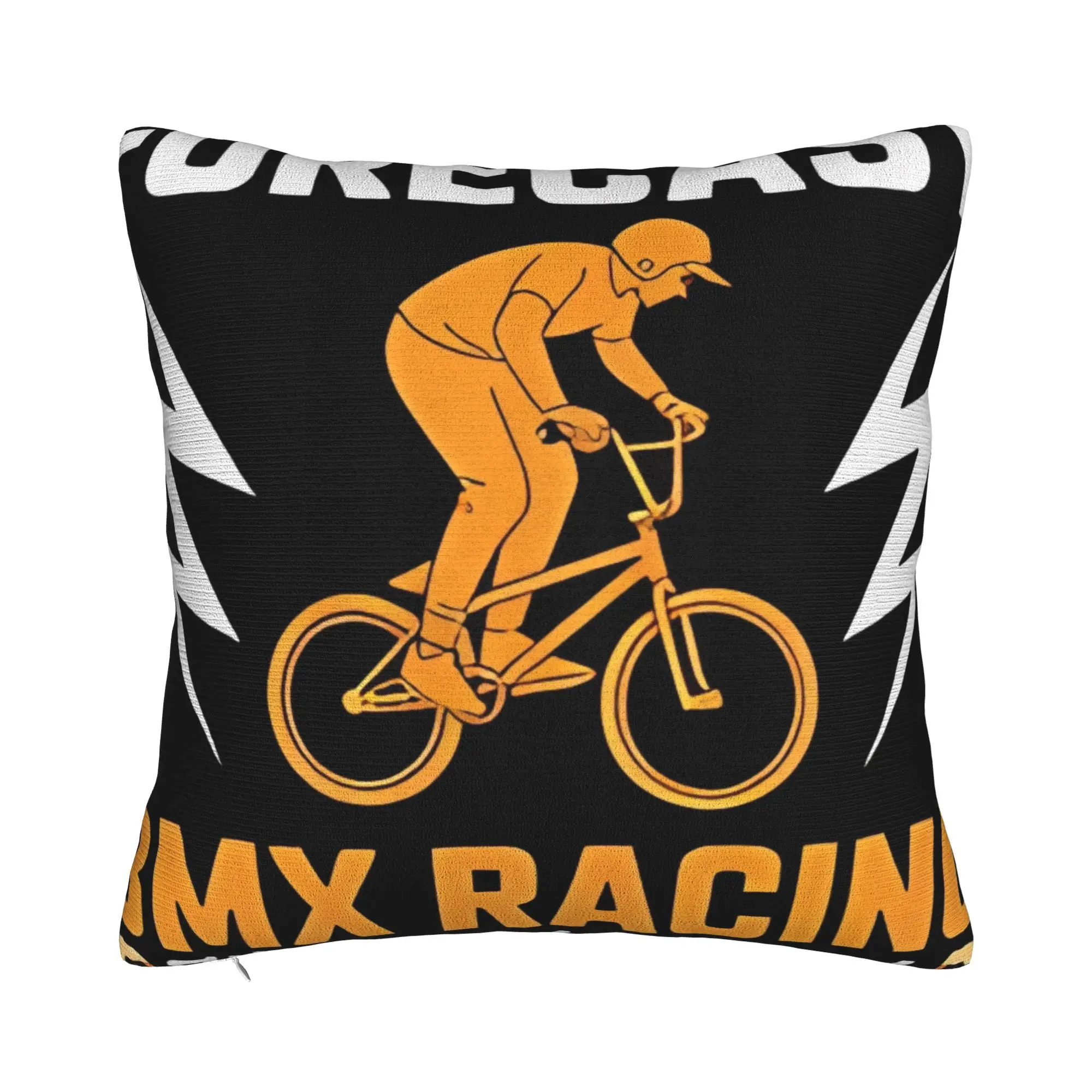 Weekend Forecast BMX Racing With A Chance Of Drinking BMX  Decorative Pillowcases for Cozy BMX Racing Pillow Cover Soft Durable