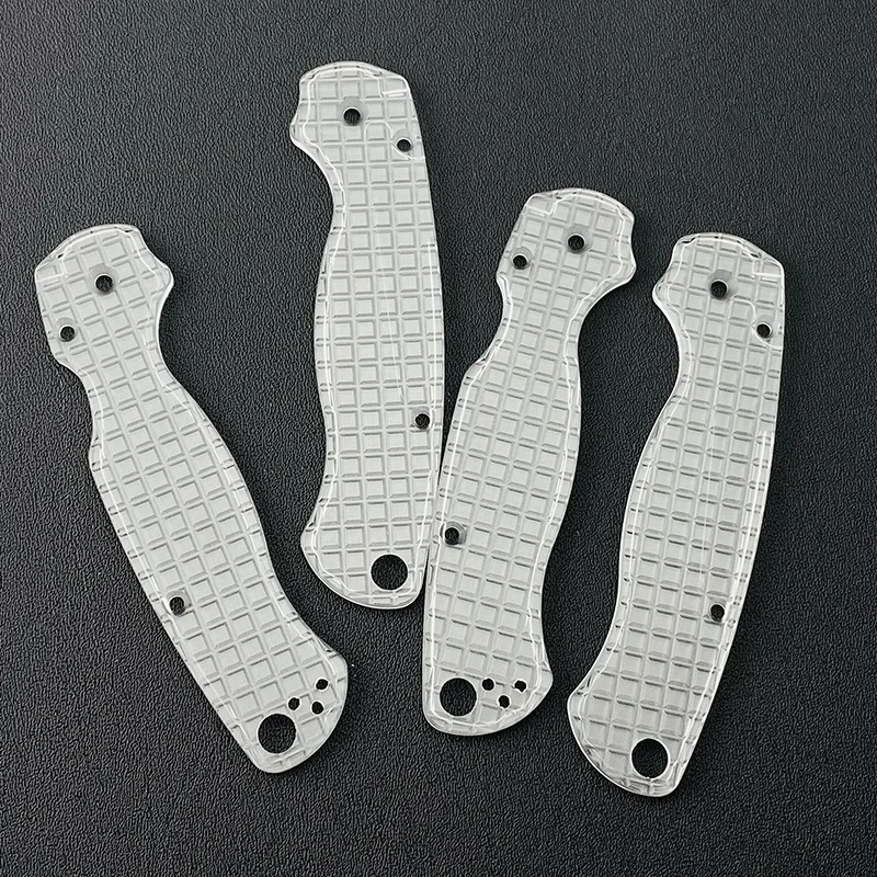 

C223 Shank Patch Clear Acrylic Patch for Spyder Para 3 Paramilitary 2 C81 Folding Knife Handle Grip Para 2 Case