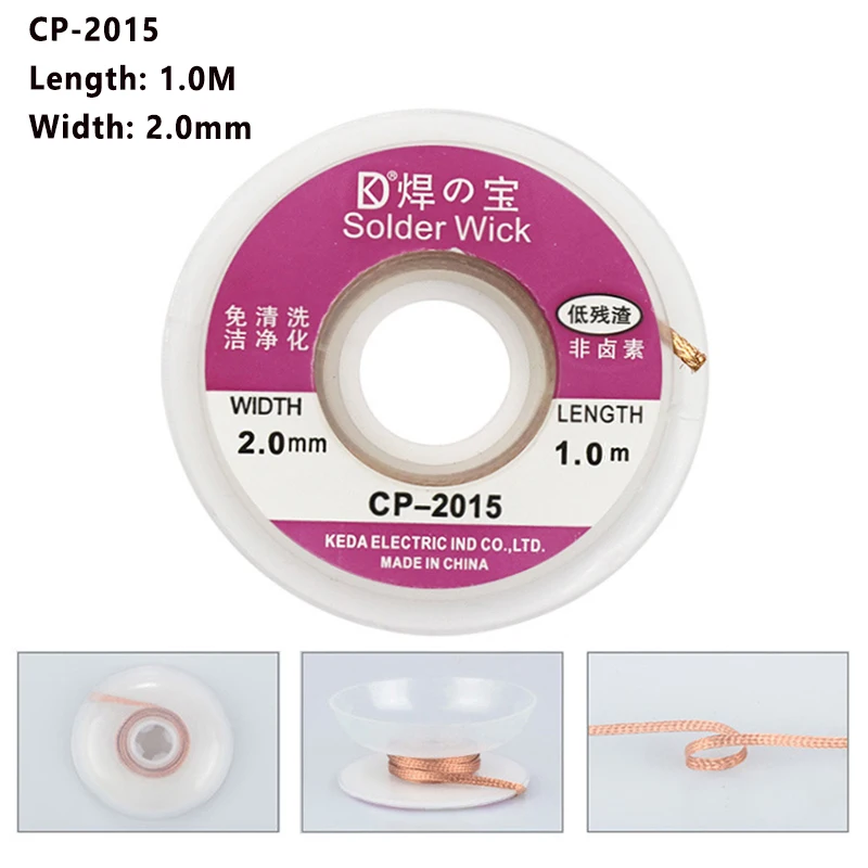 2mm CP-2015 Solder Wire 1.0/1.5m Clean Welding Point 50g 0.8mm 60% High-quality Welding Wire Coil For Electronic Maintenance