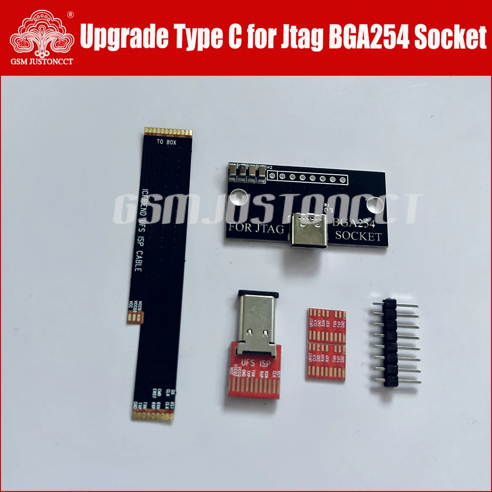 Усовершенствованный адаптер Type C для легкого использования J-tag BGA 254 Socket