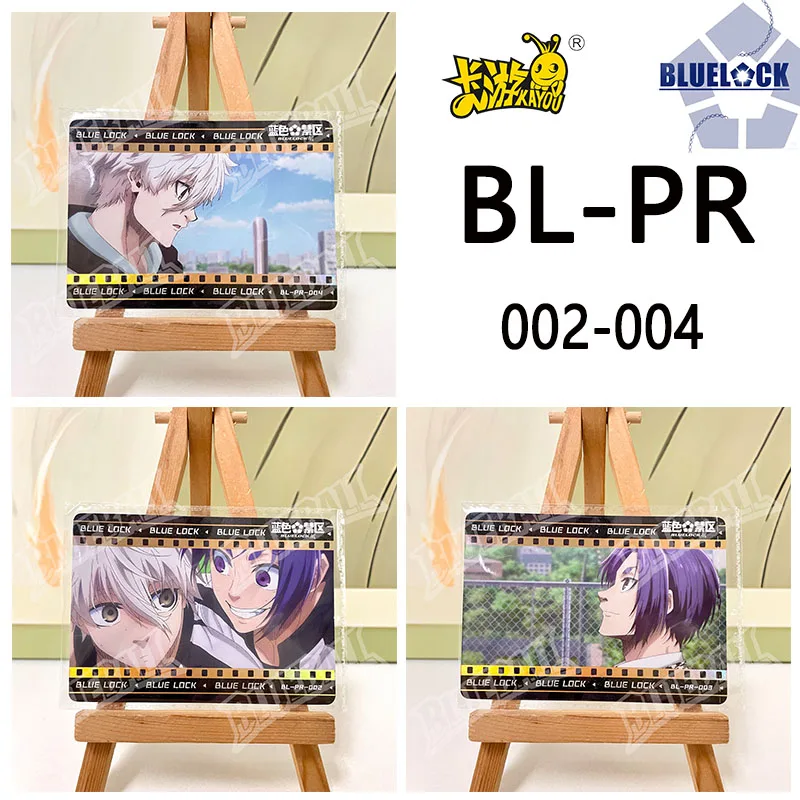 Genuine Kayou Blue Lock Awakening Series PR Star Stone Collectible Cards Isagi Yoichi Anime Collectible Trading Cards Toys Gifts