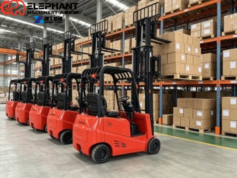 1.5 Ton Electric Forklift 3.5m Lifting Height Lithium Battery Pallet Stacker For Retail Warehouse Goods Sorting