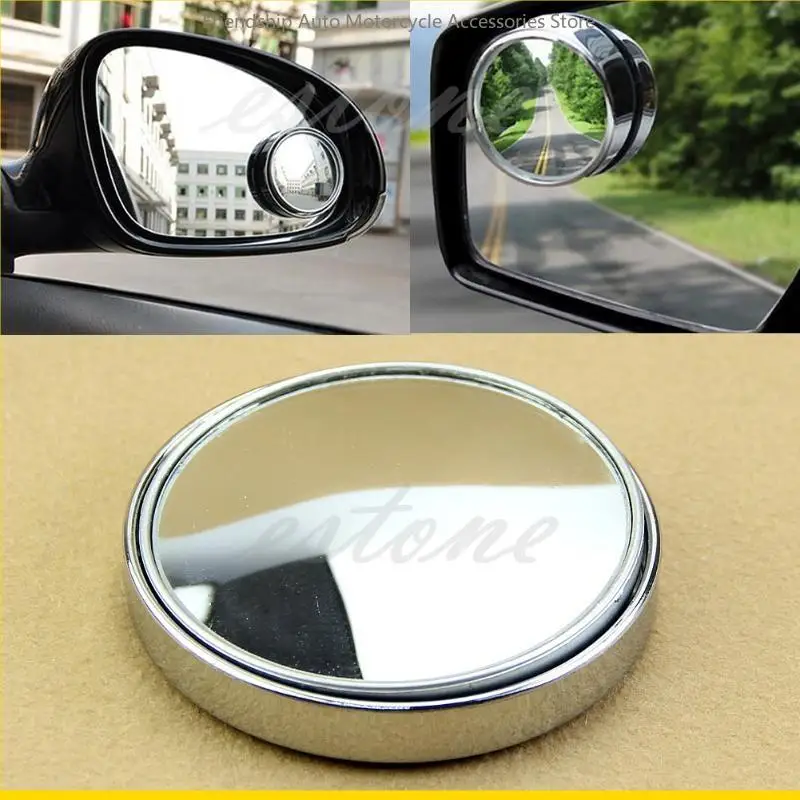 

SZCH NEW Round Wide Angle Convex Blind Spot Mirror Rear View Messaging Car Vehicle BK