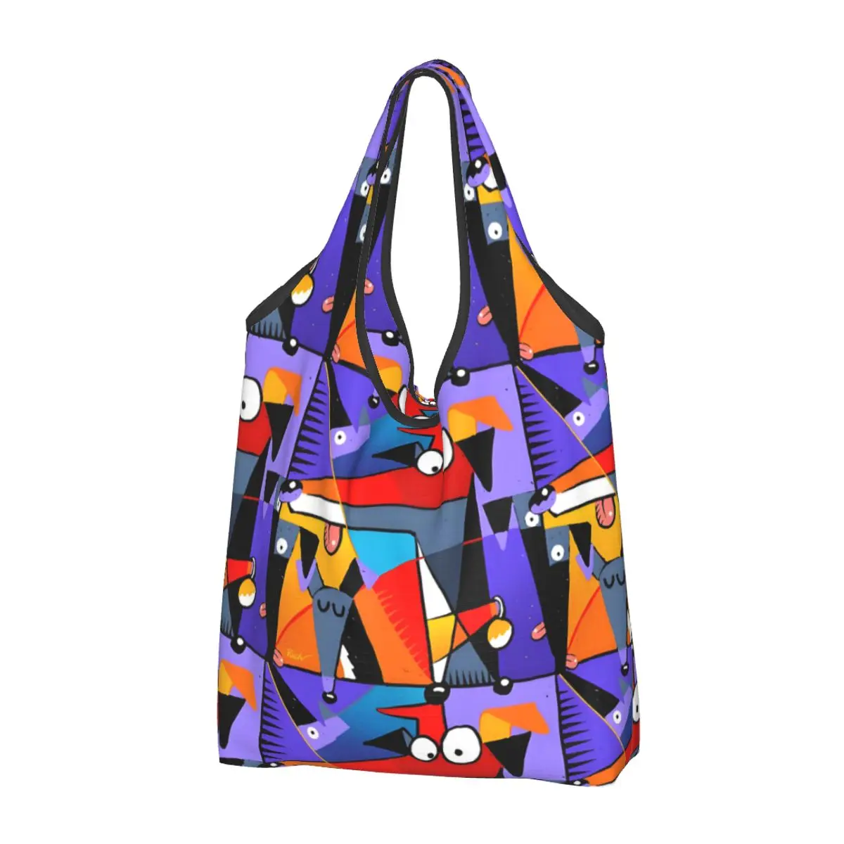 

Сумки для покупок Greyhound Dog на заказ, милый тоут на плечо, вместительная портативная Сумочка для путешествий