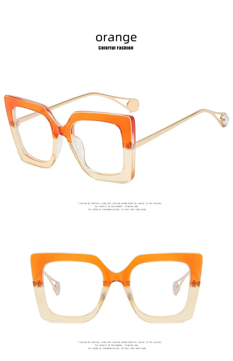 Blaues Licht, individuelle Grad, übergroße Lesebrille, Leopardenmuster, quadratischer Rahmen, klare Rezept, Damenmode, Vergrößerungsbrille – Detail 14