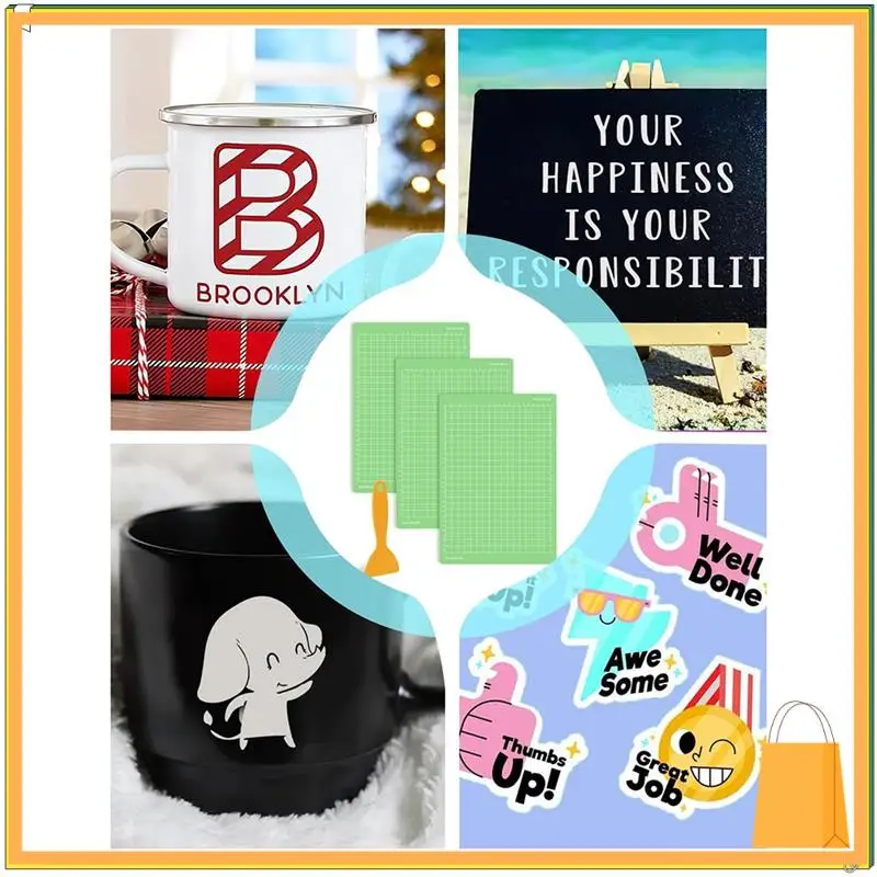 L53A-Mat 호환 접착제 끈적끈적한 미끄럼 방지 컷 매트 교체 액세서리 Forsewing Quilting Andcraft A