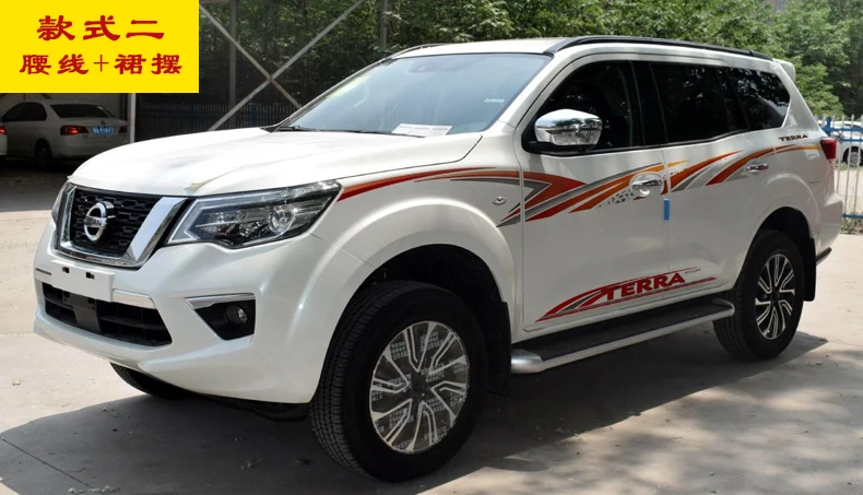 

2pcs New Custom SUV Car Sticker Vinyl Body Decorative Car Decal Accessories FOR Nissan TERRA