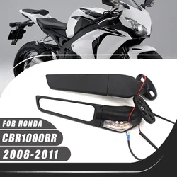 For Honda CBR1000RR 2008-2011 CBR 1000RR 2010 2009 Motorcycle Aluminium Adjustable Rotate Sports Winglets Wing Stealth Mirrors