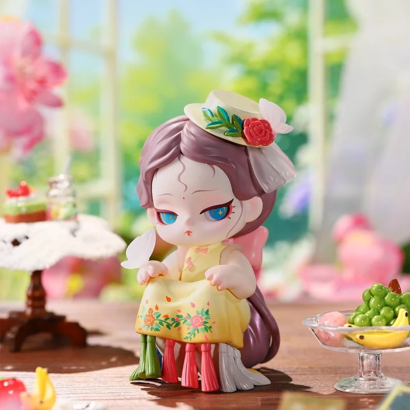 DODOSUGAR Linglong الصيف سحر Shyi عندما سوف تعود صندوق أعمى مفاجأة النمط الصيني أنيمي الشكل سطح المكتب ديكور هدية