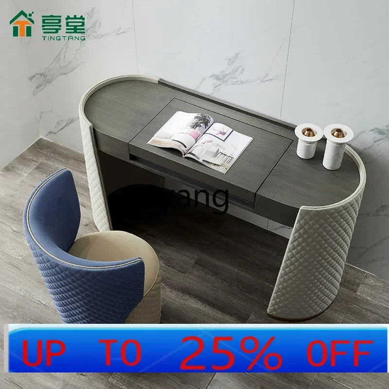 

LH Light Luxury Dresser Flip Type Makeup Table with Mirror