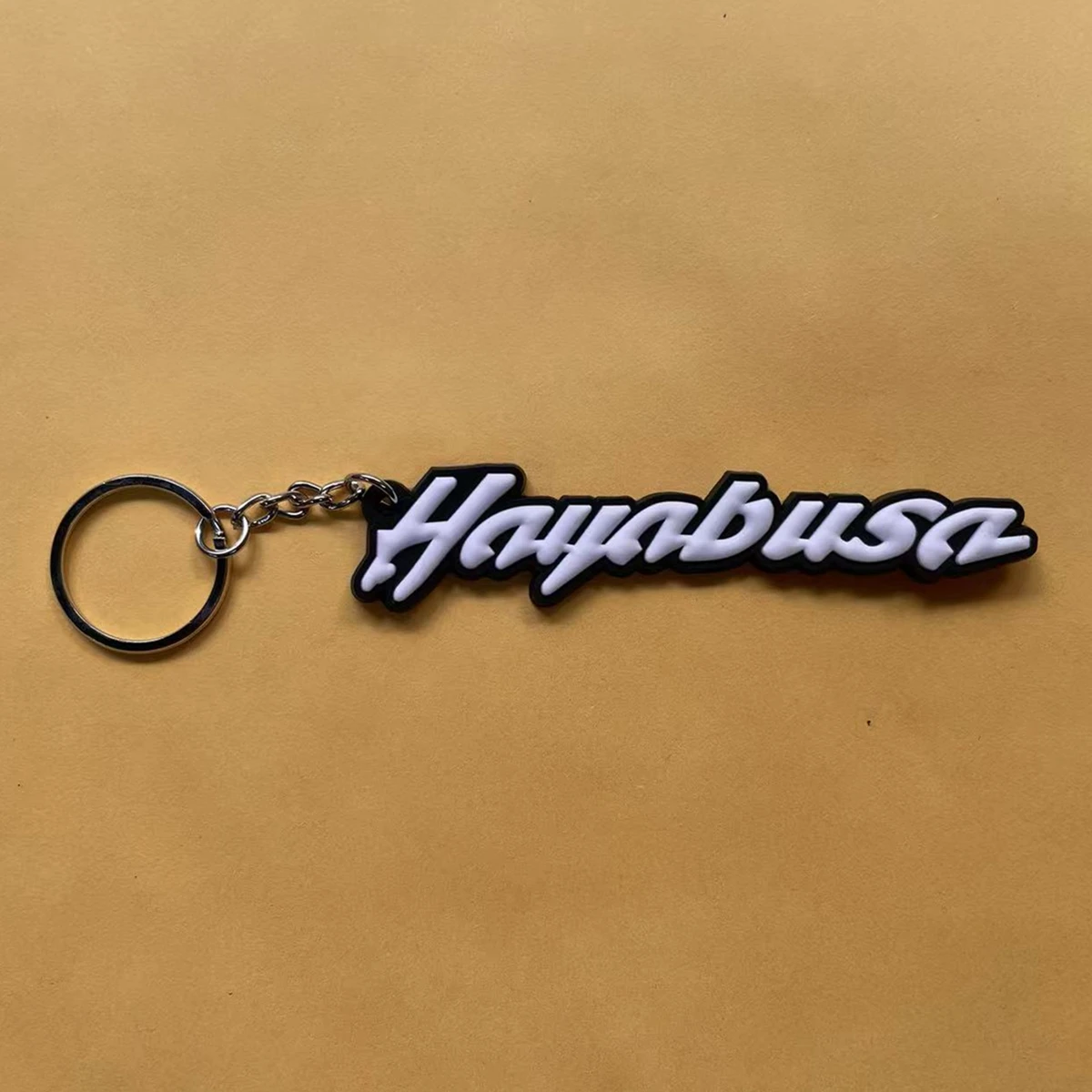 3D Motorcycle Accessories Motorcycle KeyChain Rubber Motorcycle Key Chain For SUZUKI HAYABUSA GSXR1300 GSX-R1300