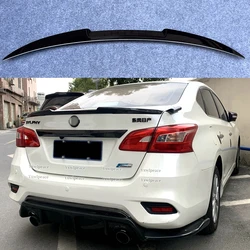 For Nissan Sentra SYLPHY Spoiler 2013-2019 High Quality ABS Plastic Unpainted Color Rear Trunk Lip Spoiler Body Kit Accessories