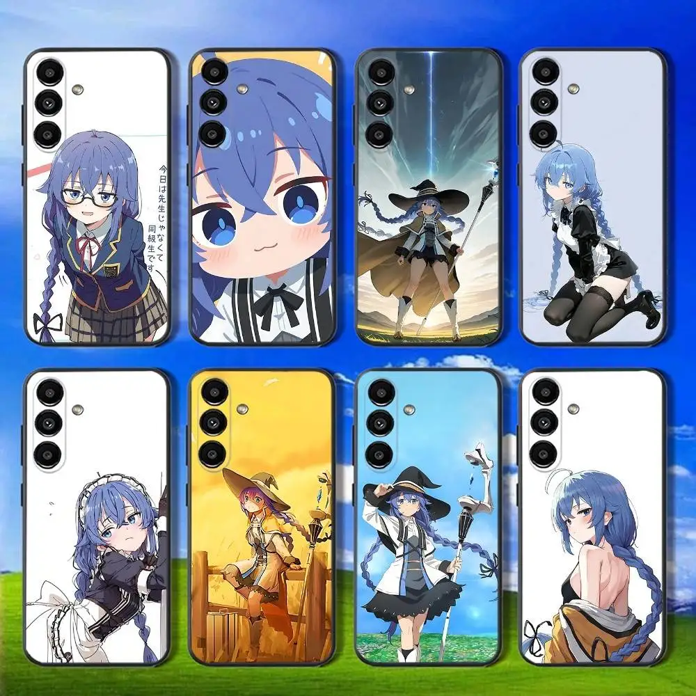 

M-Mushoku Tensei Roxy Phone Case For Samsung Galaxy A13,A21s,A22,A31,A32,A52,A53,A71,A80,Soft Black Shell
