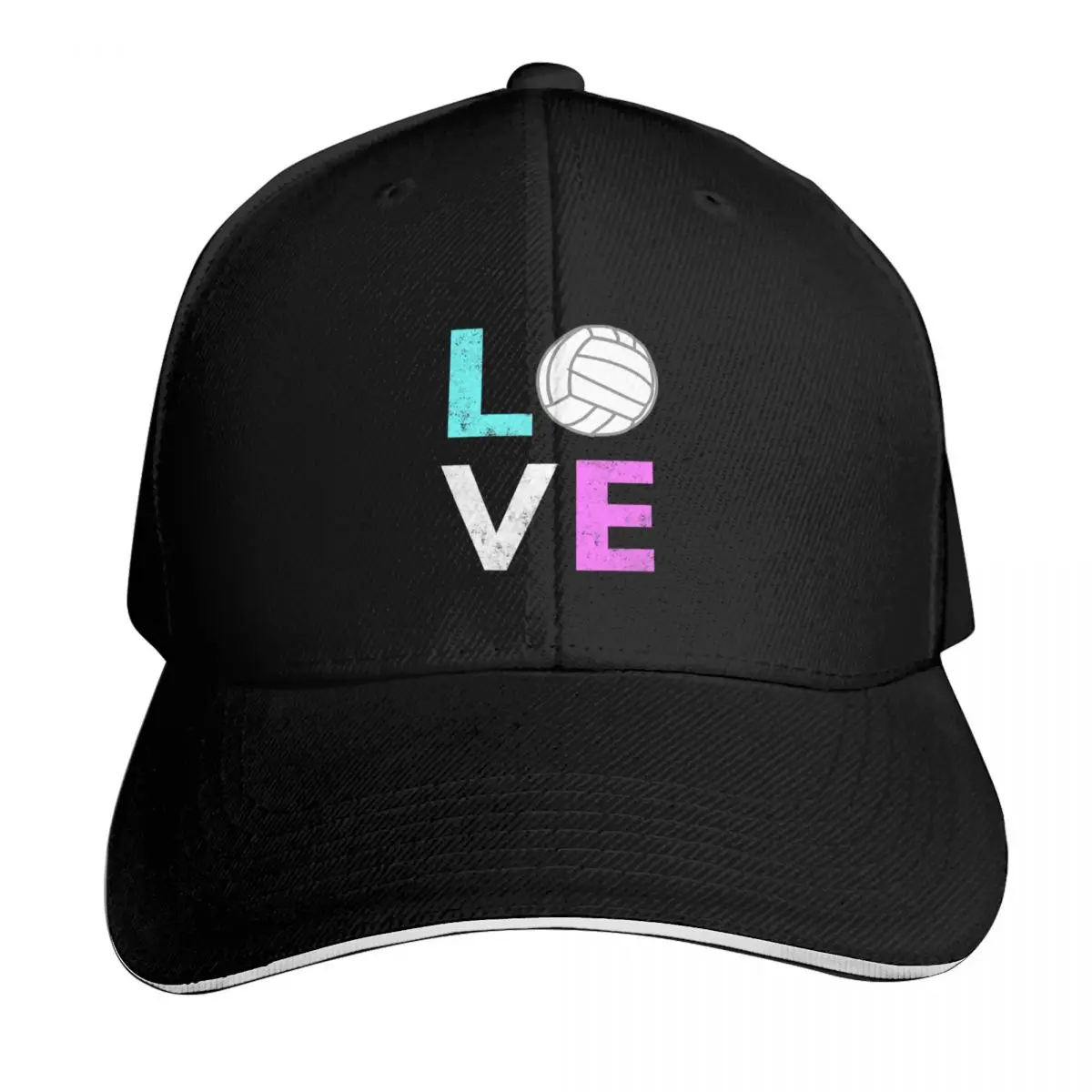 

Girls Love Volleyball Best Fun Birthday Baseball Cap birthday Luxury man cap hiking hat Men's Baseball Women's