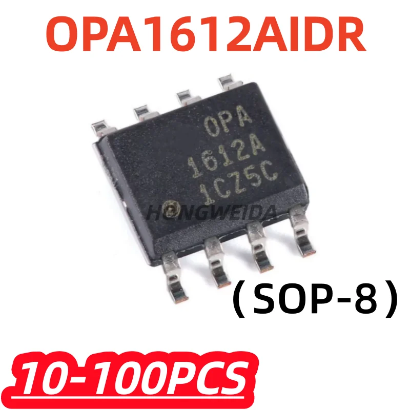 10-100Pcs/lot 100% New OPA1612AID OPA1612AIDR 1612A OPA1612 SOP8 Original Chipset
