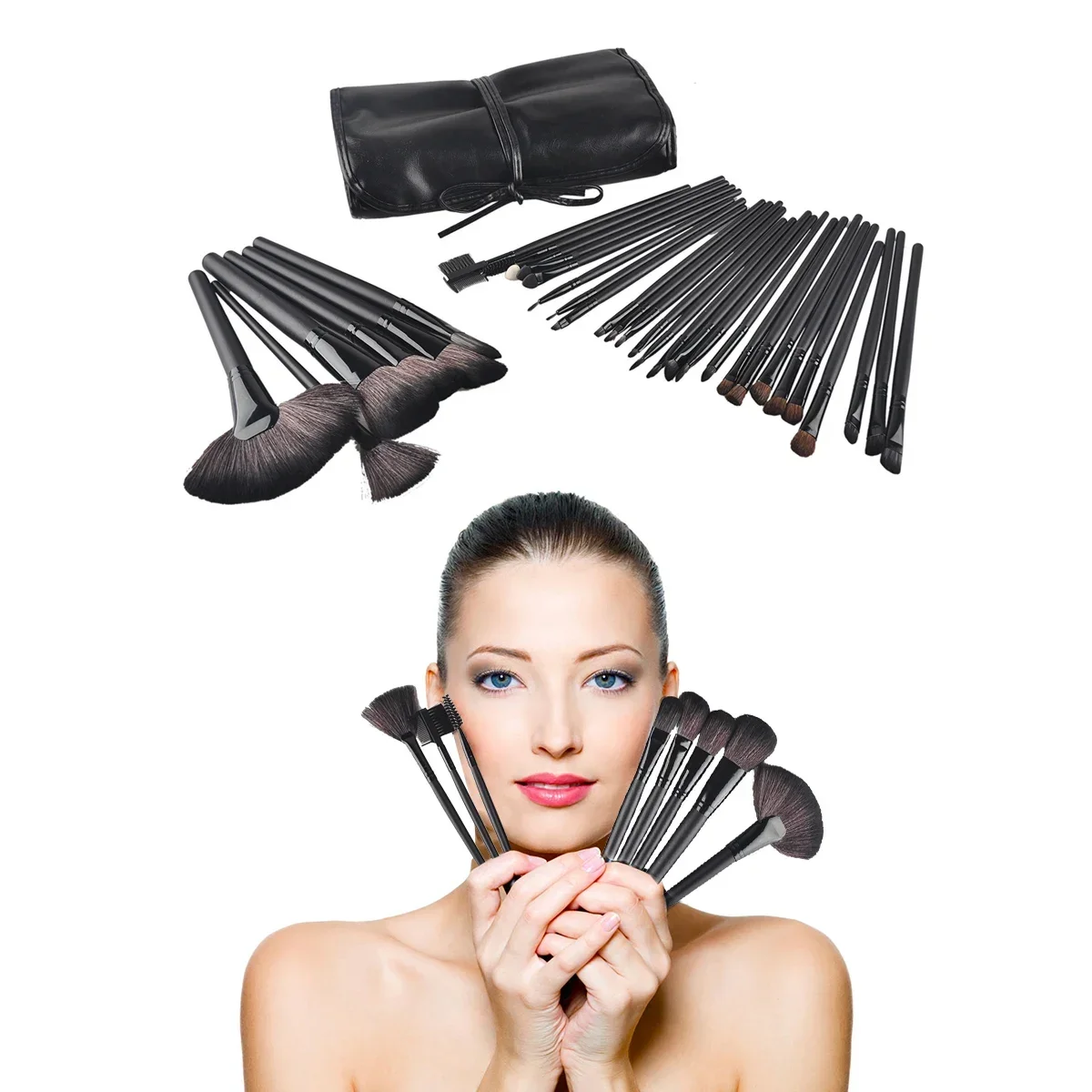 Makeup Brush Set, 32 Pieces Makeup Brushes, Face Eyeshadow, Foundation, Cheeks, Makeup, Blending Brush Tool