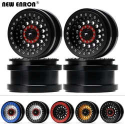 NEW ENRON Aluminium Beadlock Wheel Rim Rubber Tires 2.9 inch For RC Car 1/6 Rock AXIAL SCX6 AXI05000T1 AXI05000T2