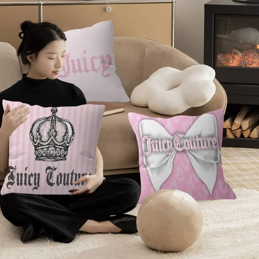 Perfumes J-Juicy C-CoutureS-S Pillowcases Home Bedding Decorative Pillow Cover Wedding Super Soft Pillow Case