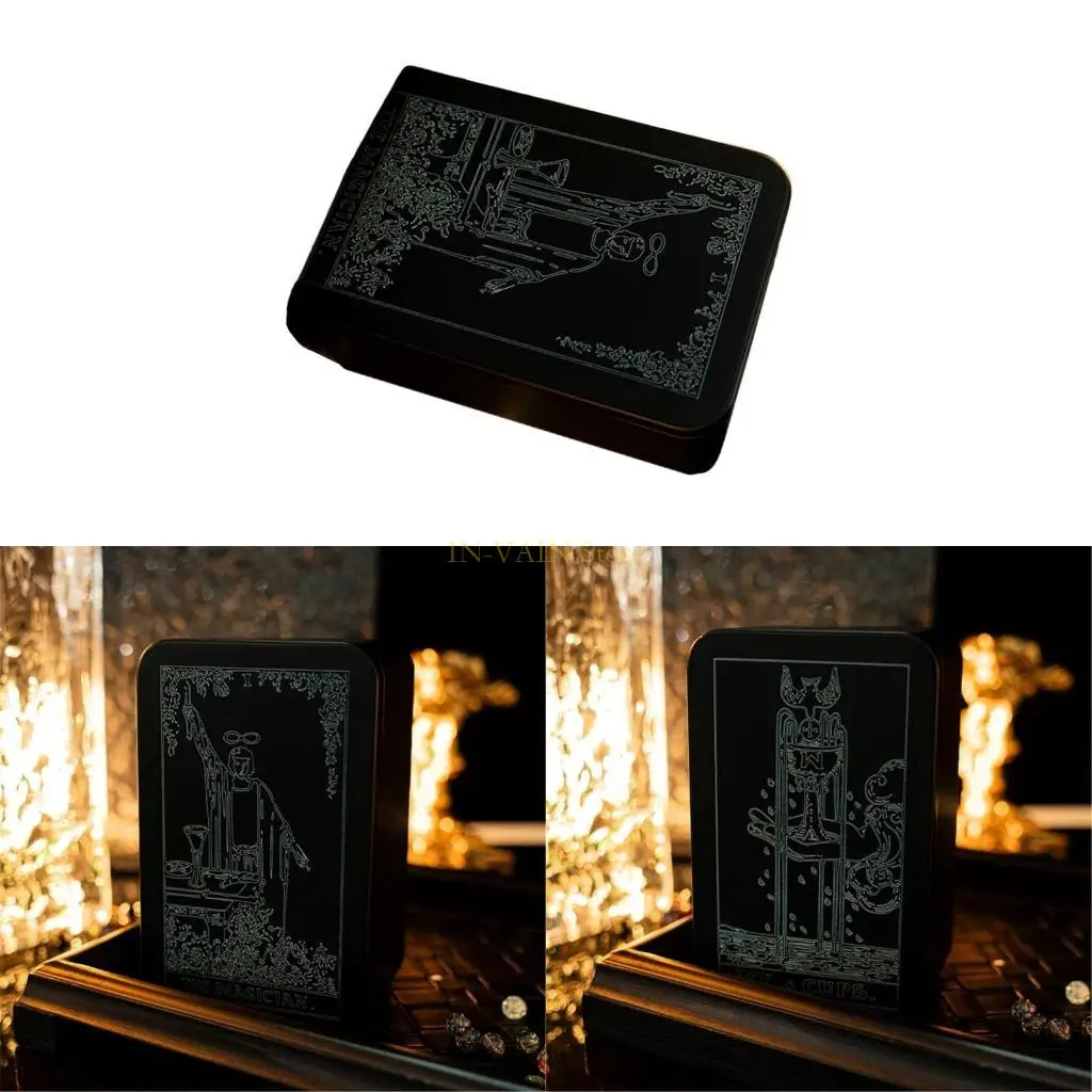 

M5TC Card Cards Box Astrogys Trinkets Box Box White Line Pattern Card Card Box