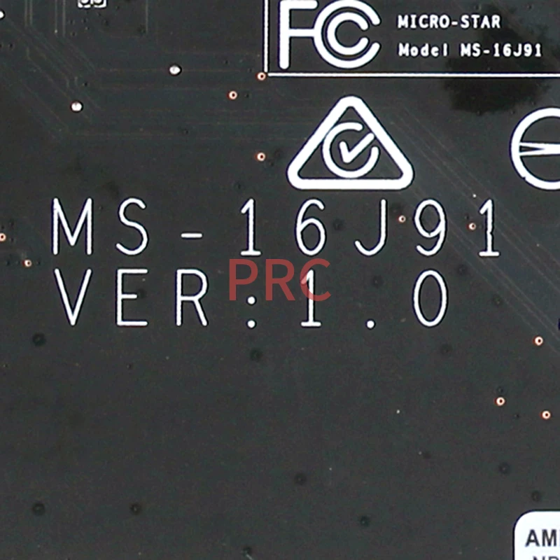 Imagem -05 - Placa-mãe do Portátil para Msi Ms16j91 Ge62vr Gp62vr Ge72vr Sr32q Gtx1050 2g I77700hq Mainboard