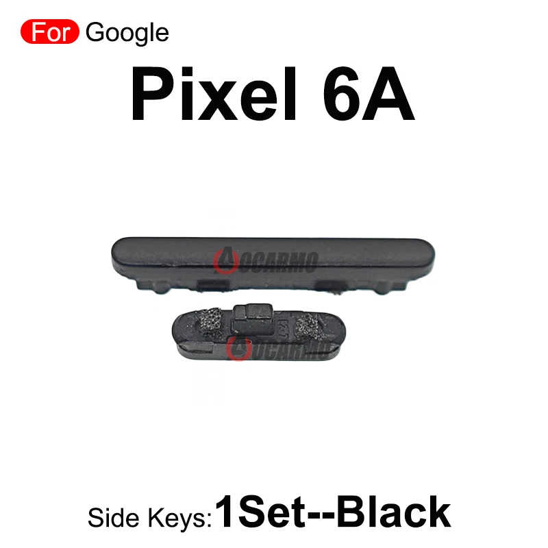 For Google Pixel 6A Power On/Off Volume Buttons Side Button Keys Replacement Parts