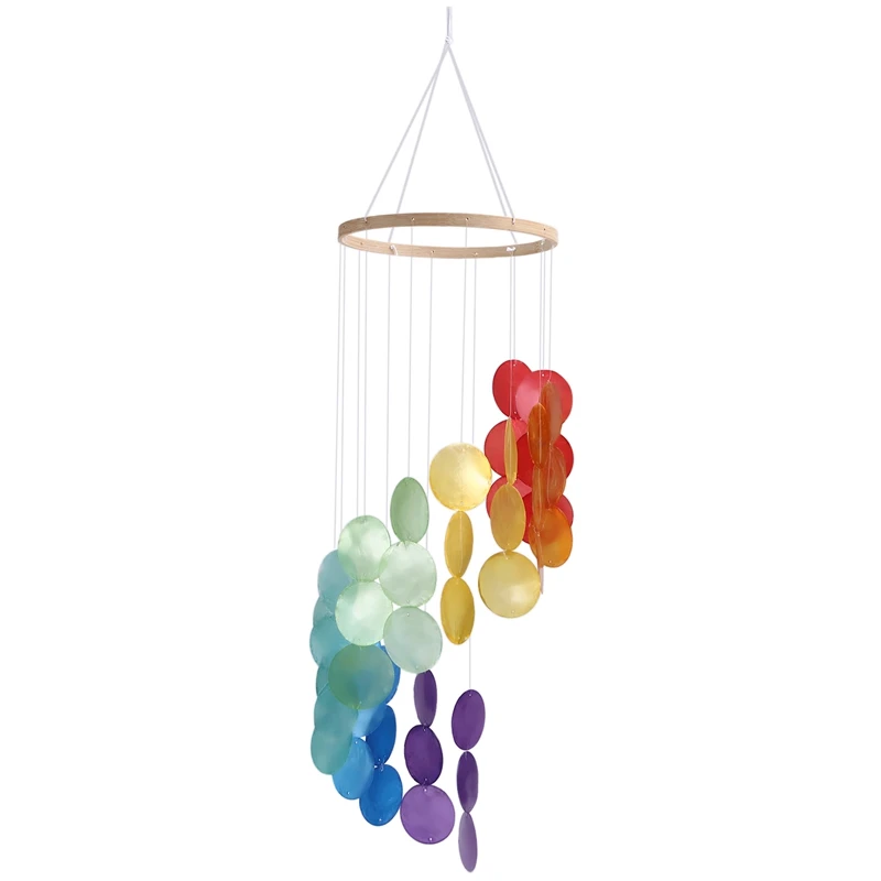 Natural Shell Wind Chimes Dream Catcher Craft Outdoor Yard Decoration Bedroom Living Room Hanging Pendant