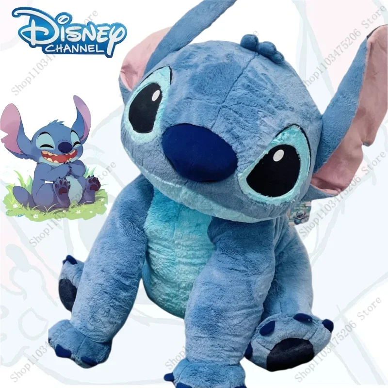 

Disney 30cm -80cm Giant Size Lilo&Stitch Plush Stuffed Doll Cartoon Animal Couple Sleeping Pillow Softmaterial Toy for Gift