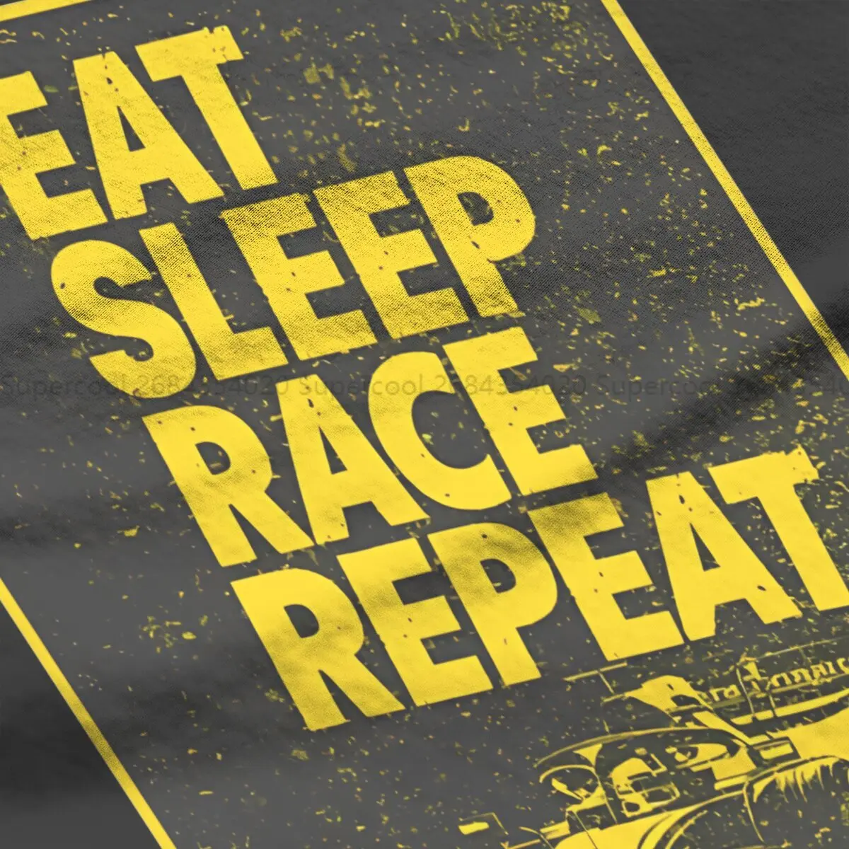 Picture 4: F1 Formulate 1 Racing Polyester TShirt for Women Eat Sleep Race Repeat Basic Casual Sweatshirts T Shirt