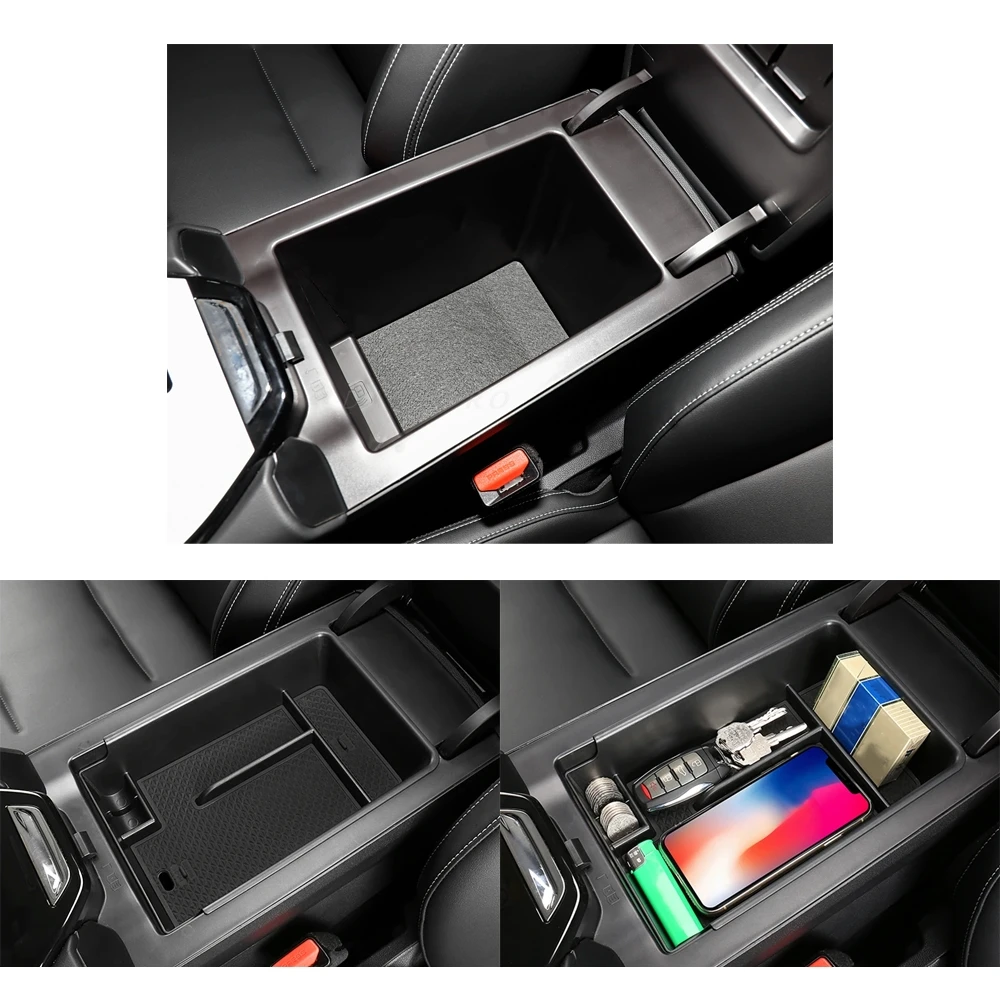 For Haval H6 3rd Gen GT 2021-2024 HEV PHEV Armrest Storage Box Center Console Organize Tray Central Tidying Interior Accessories