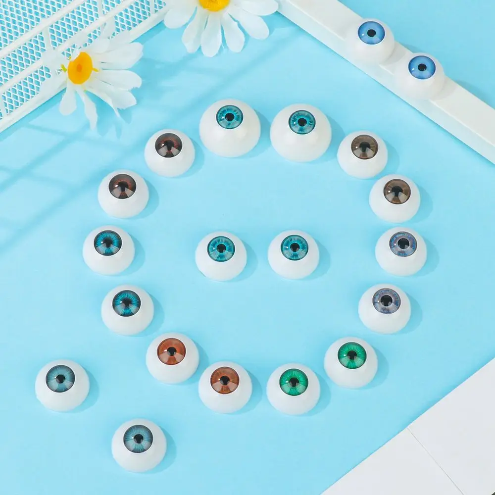 1pair 24mm 30mm Doll Acrylic Eyes Doll Eyeball For BJD Doll Making Crafts DIY Eyes Accessories Safety Doll Animals Parts