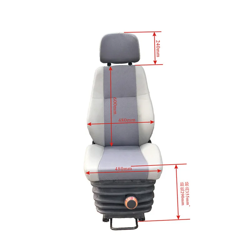 Mechanical Hydraulic Shock Absorber Seat Truck Bus Truck Driver Seat Engineering Industrial Linkage Table Seat