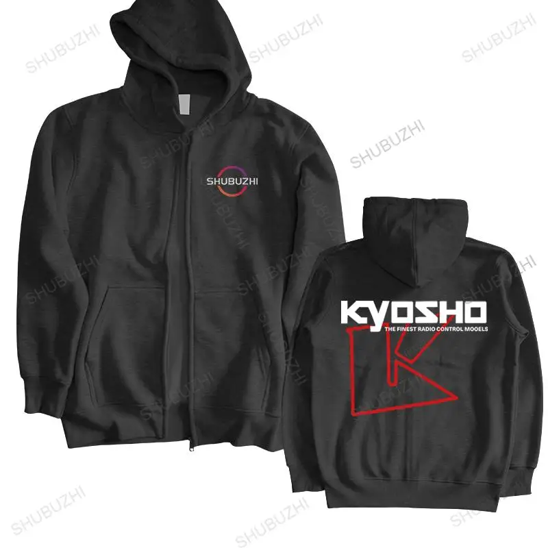 New Kyosho Japan RC Racing hoodie Graphic hooded coat Black Color cotton hoodies men autumn fashion print hoody euro size