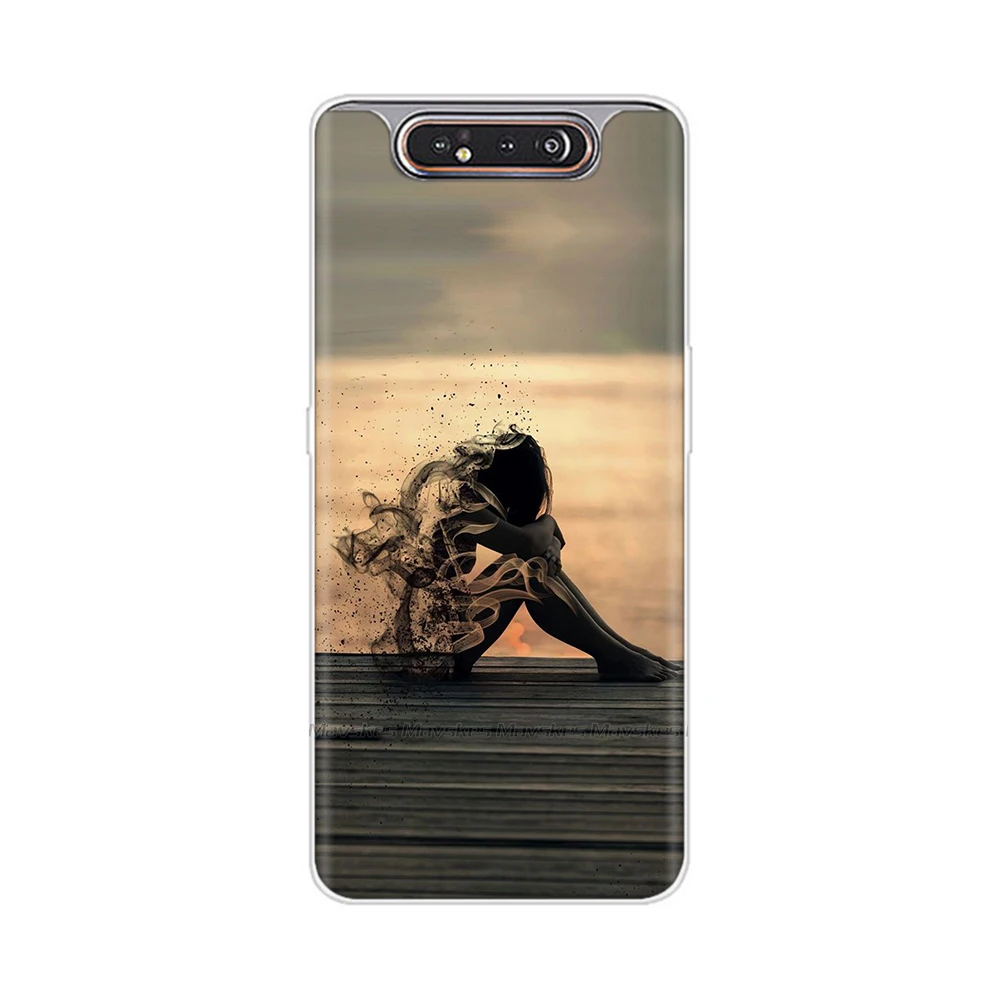 For Samsung Galaxy A80 Case Soft TPU Silicone Phone Back Cover For Samsung A80 2019 A 80 Galaxy A80 A805F A805 SM-A805F/DS Cases