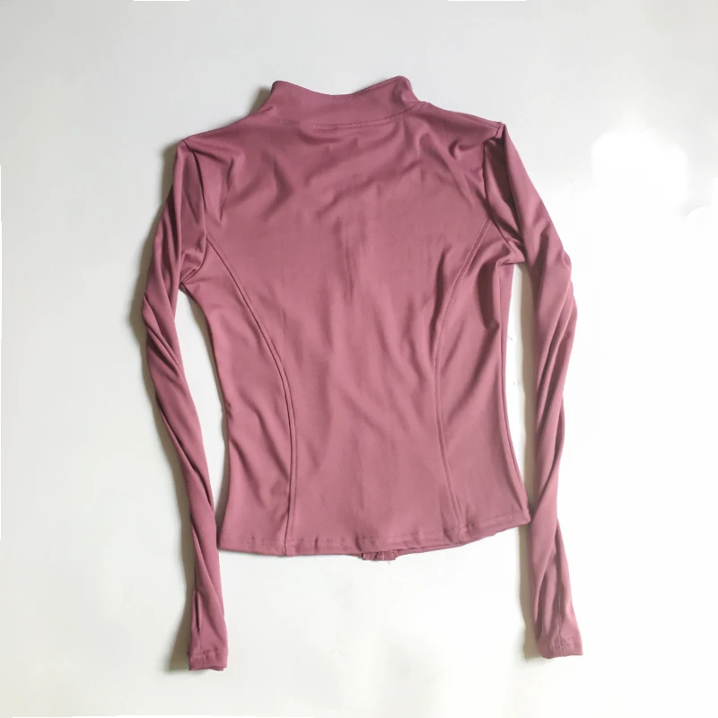 SUOTF Long Sleeve Yoga Shirt Women Zip Fitness Yoga Shirt Winter Warm Gym Top Activewear Running Coats Yoga Shirt Woman