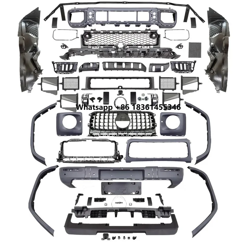 For G Class W464 2018-2024 Upgr To W465 2025 G63 Style Bumper Easy Insta  Factory Price Bodykit