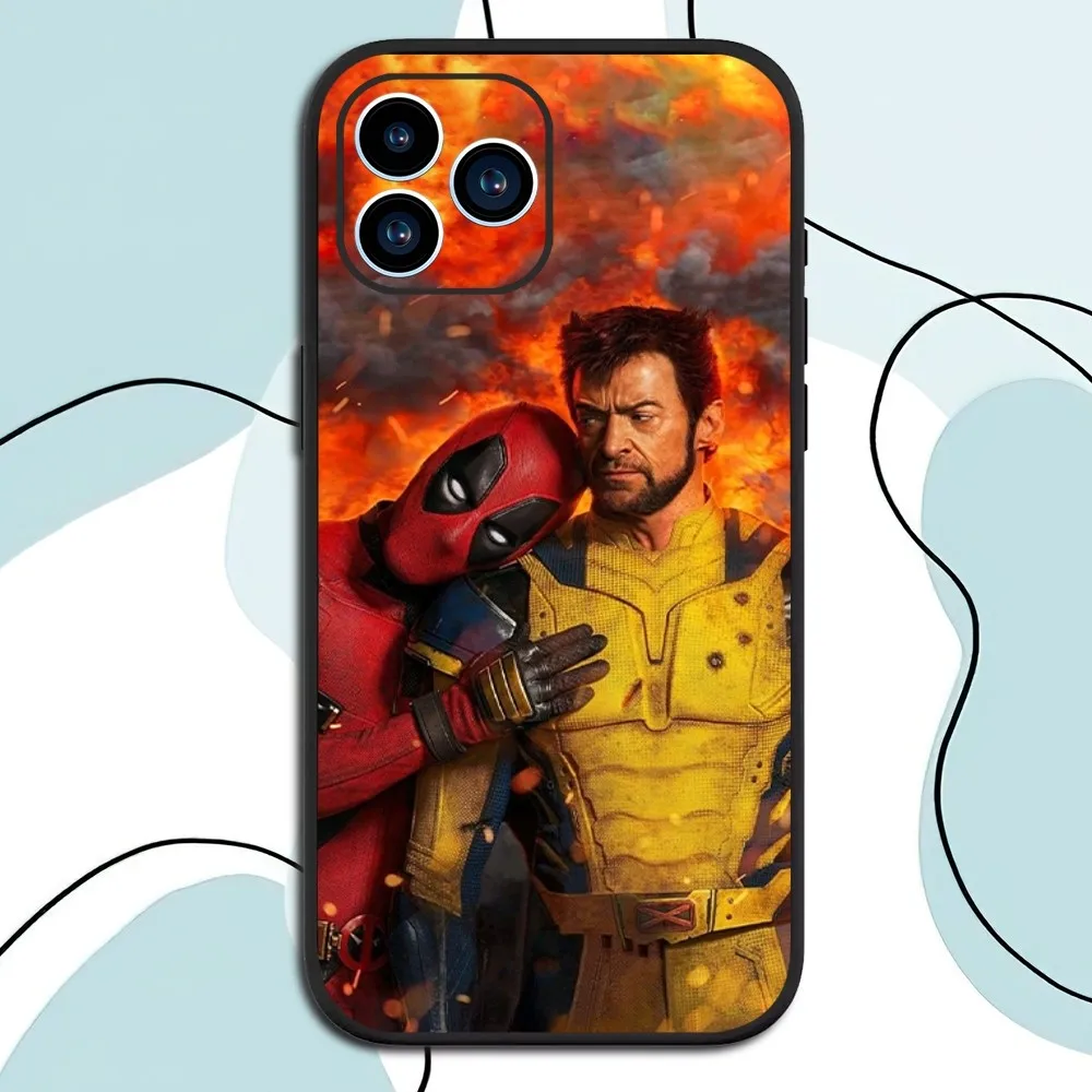 Etui na telefon MINISO Deadpool Wolverine do Samsung Galaxy S24 S23 S22 S21 S20 Ultra Plus S20FE FE Cover