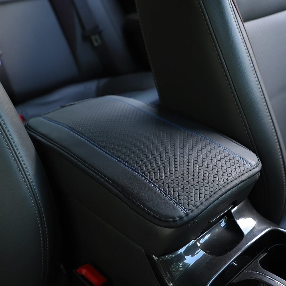 1 PU Comfortable Embossed Waterproof Anti-fouling Car Armrest Cushion Central Control Cushion Automotive Supplies view 4