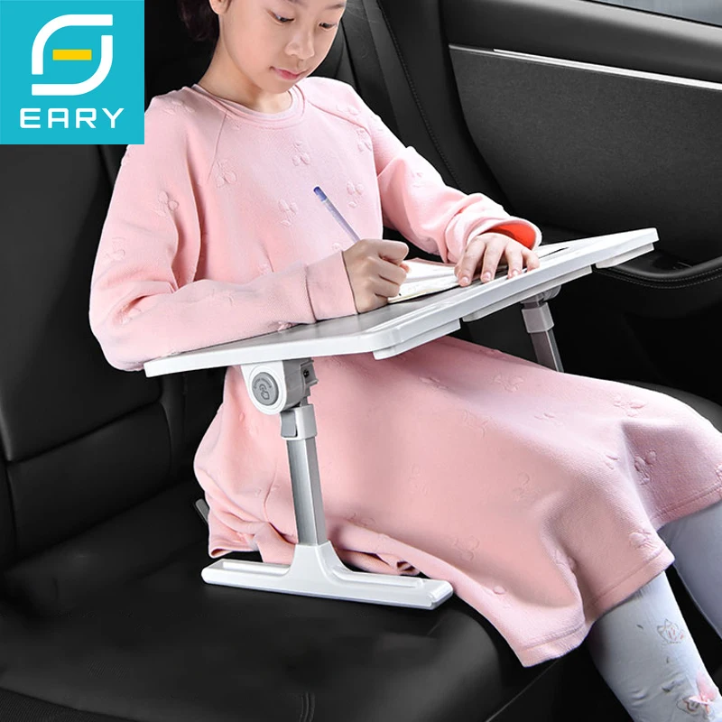 

Eary Large Car Seat Tray Table Foldable Travel Tray for Kids Height Adjustable Car Desk for Laptop Computer Tablet Notebook iPad