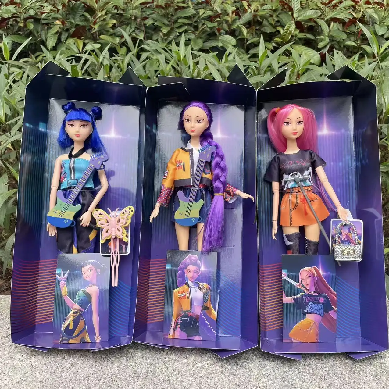 2025 Hot 3 muñecas K-pop Devil Hunter de moda, muñecas de vinilo, muñecas, regalos de Navidad, regalos de cumpleaños, regalo de Halloween, juguetes para niñas