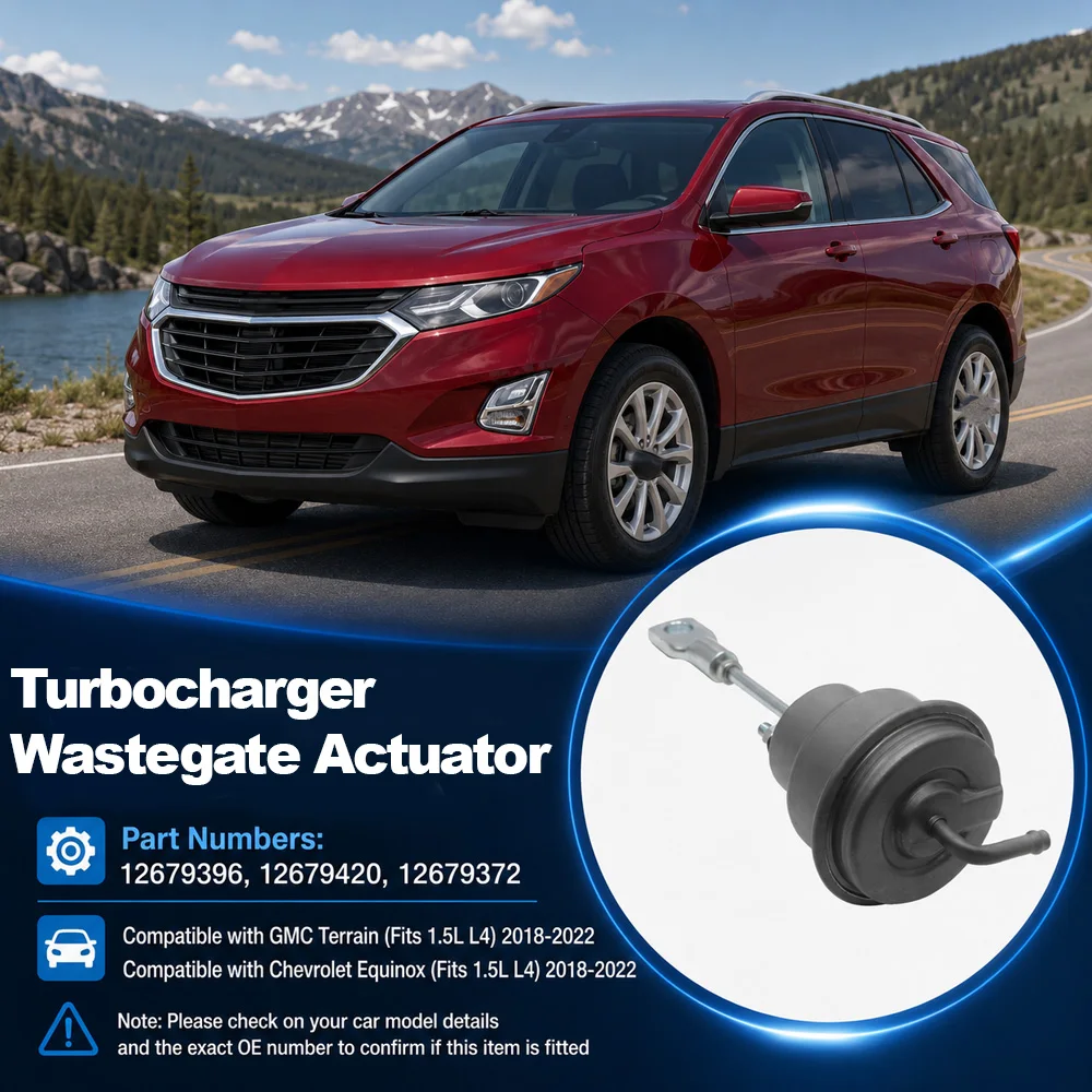 For GMC Terrain Chevrolet Equinox 1.5L 2018 2019 2020 2021 2022 Turbocharger Wastegate Actuator 12679396 12679372 12679420