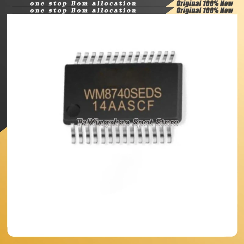 

2PCS/LOT 100% New Original WM8740SEDS WM8740 M8740SEDS SSOP-28
