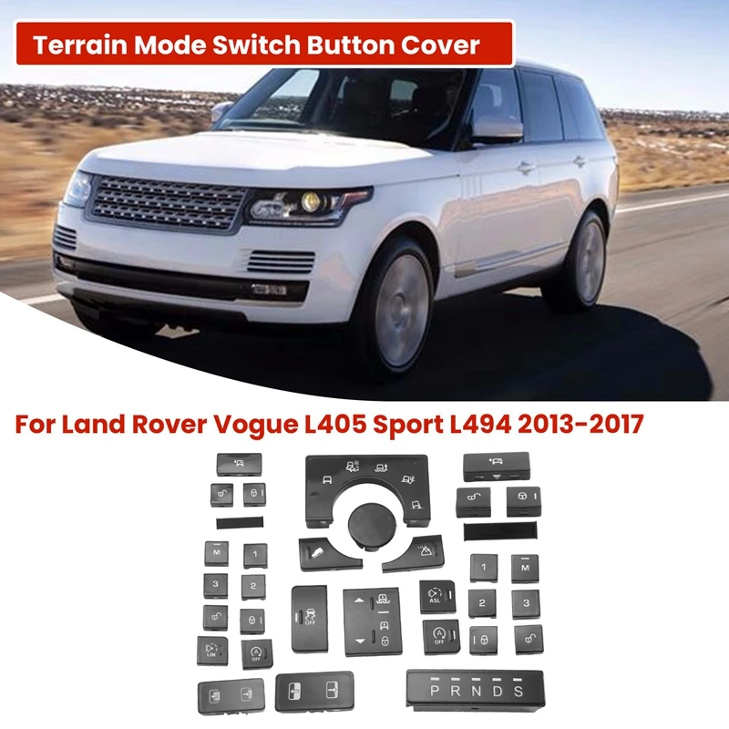 

Car Terrain Mode Switch Button Cover for Land Rover Vogue L405 /Sport L494 2013-2017 Interior Accessories