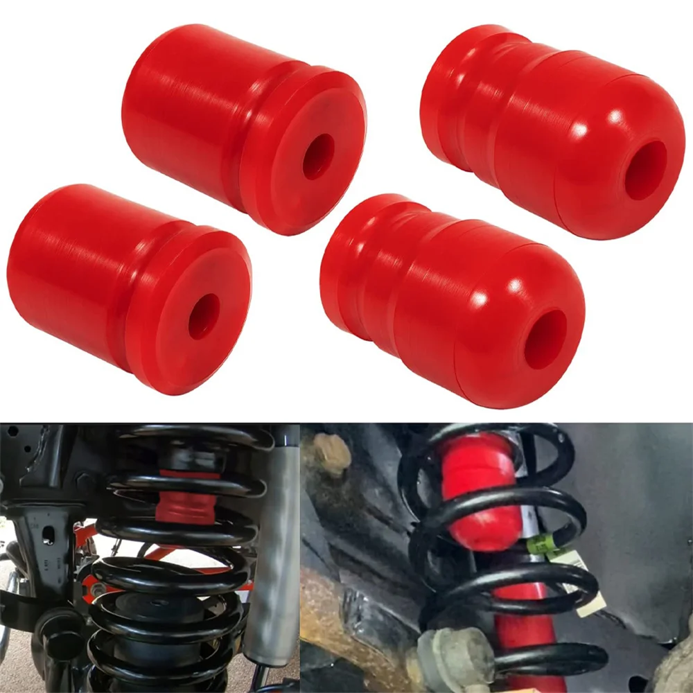 Anx 1-1/2 & 1-1/2 Polyurethan-Stoßdämpfer-Kit vorne hinten für Jeep Wrangler JK JKU 2013-2017 inklusive Front-und Heck anschlag – Detail 5