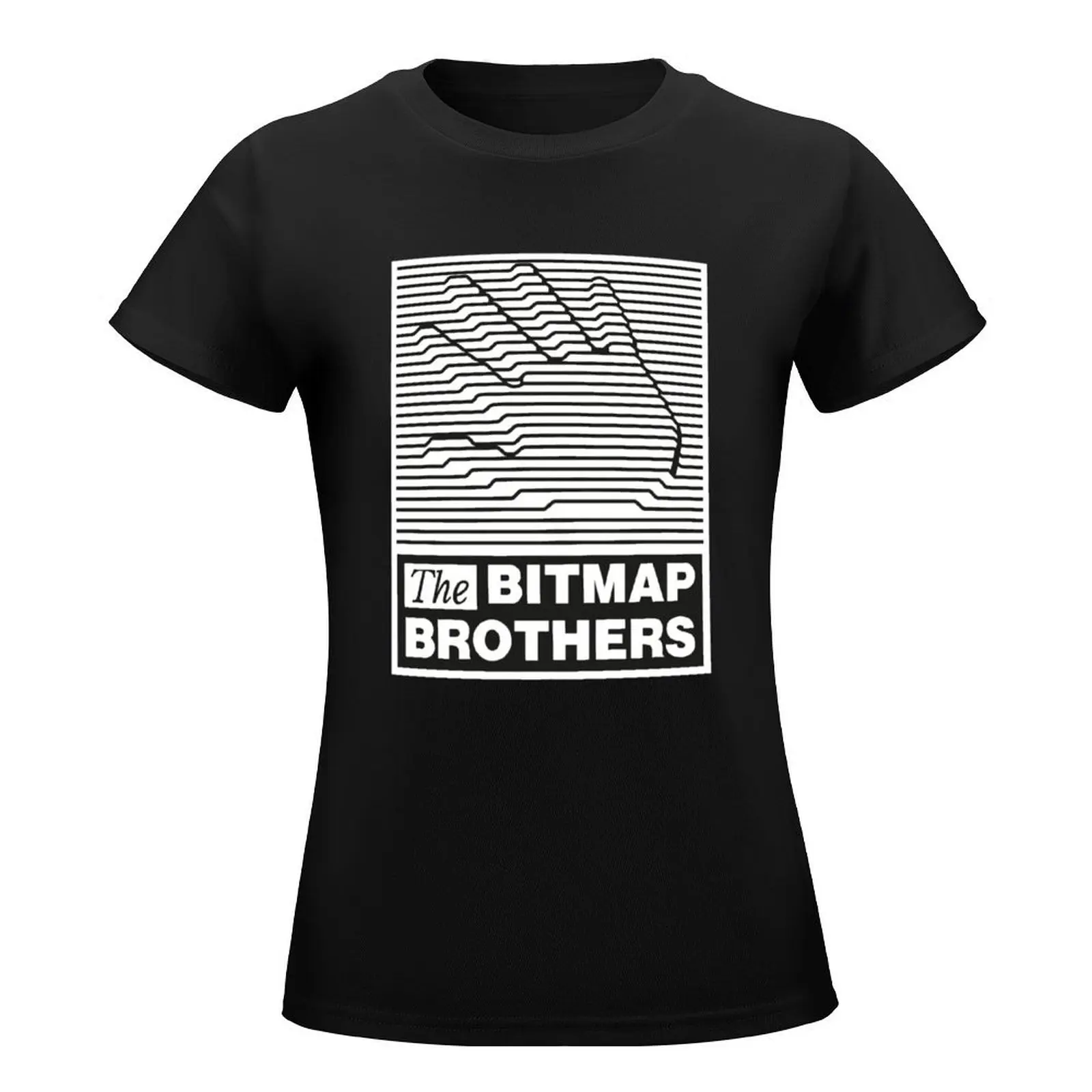 Amiga - The Bitmap Brothers Logo T-Shirt summer top summer clothes plain oversized clothes for Women